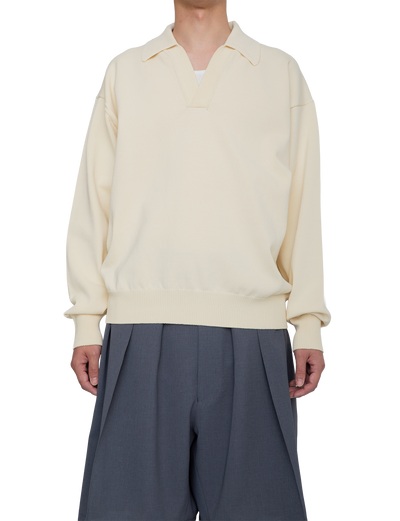 RAINMAKER(レインメーカー) 2026SS ニットポロ 通販 アイボリー