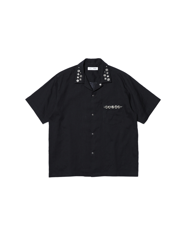 PLAIN WEAVE METAL S/S SHIRT