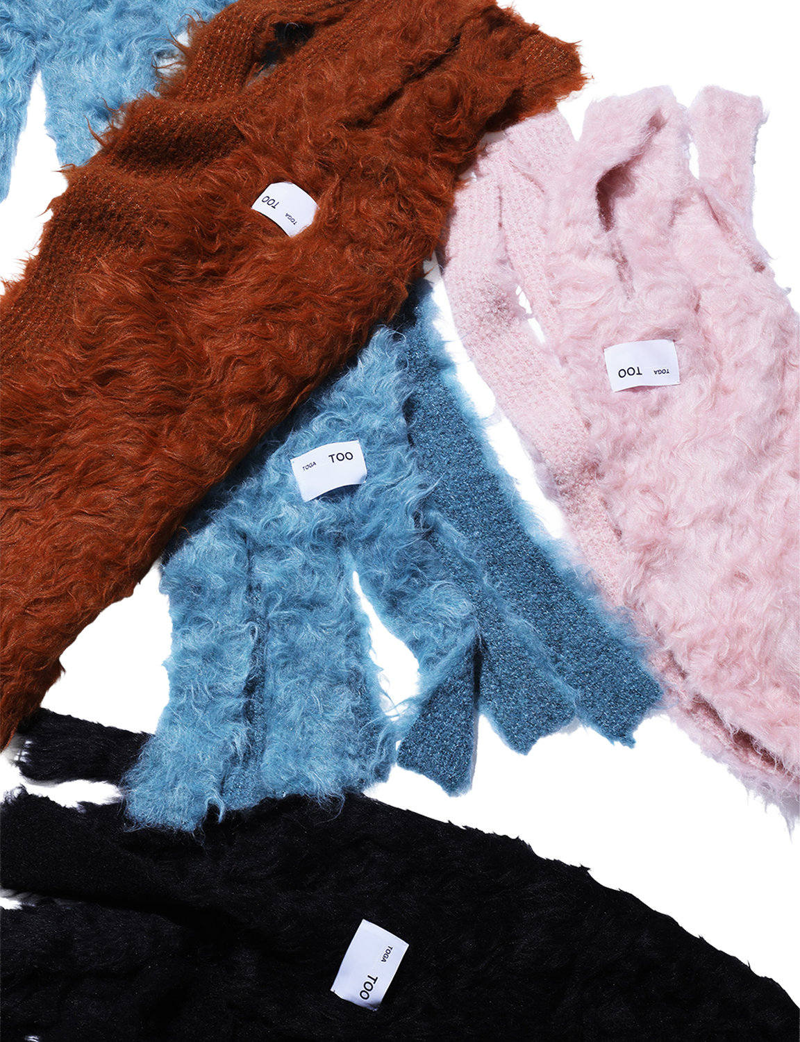 SHAGGY KNIT STOLE