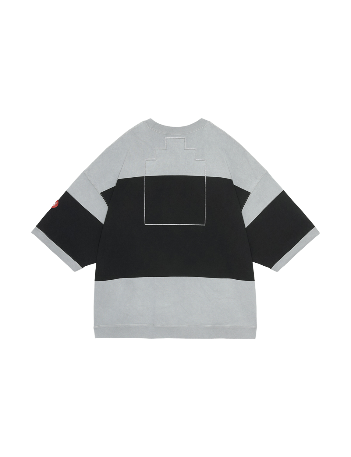 OVERDYE STRIPE SHORT SLEEVE CREW NECK 