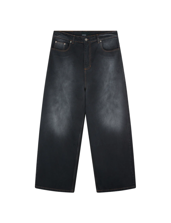 SUN DYED EXTRA BAGGY DENIM – BLACK ONYX