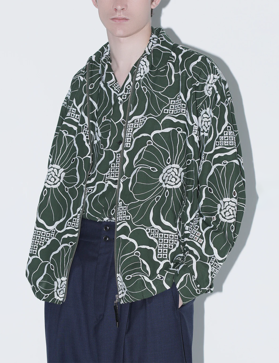 TOGA VIRILIS EMBROIDERED BLOUSON