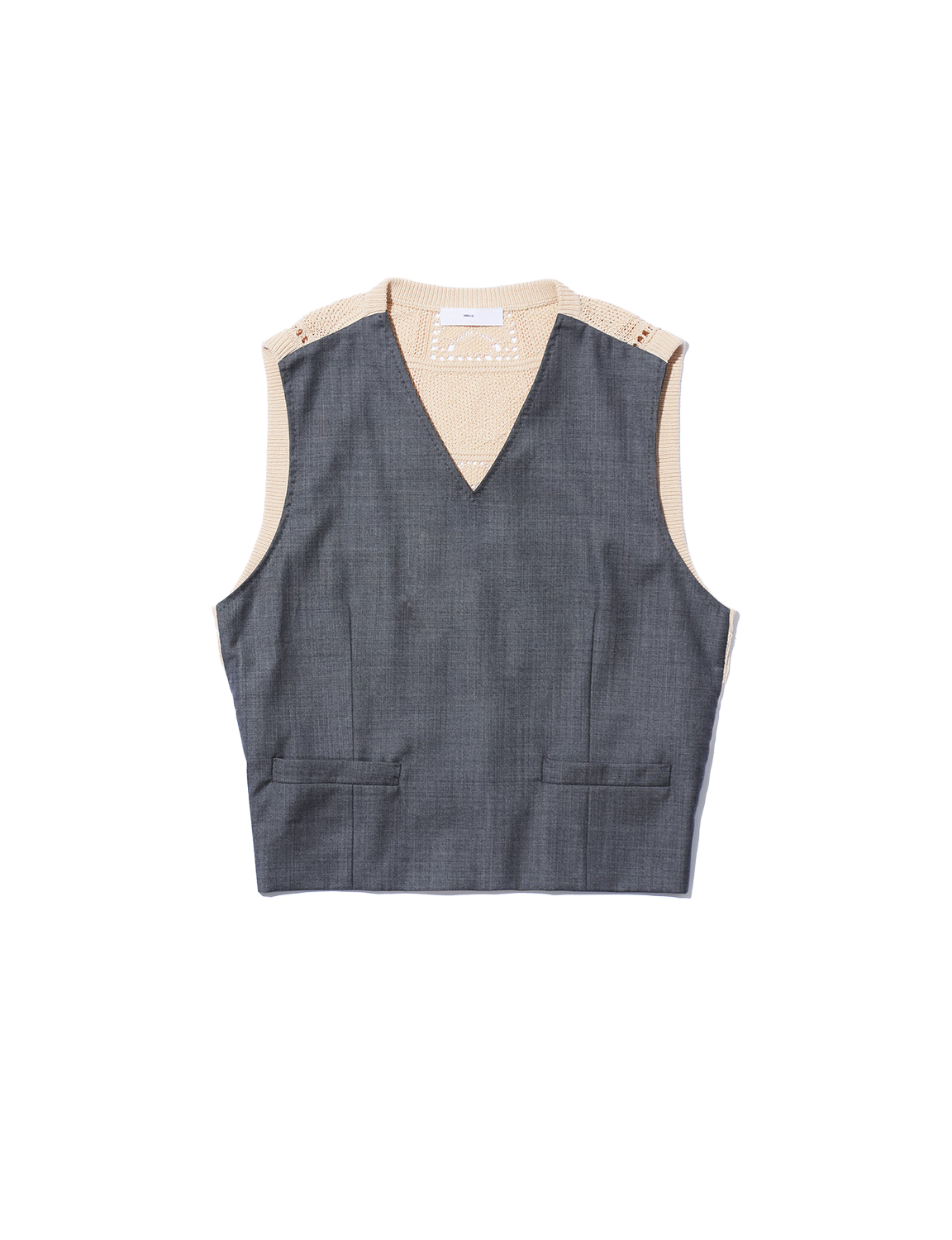 TOGA VIRILIS POLYESTER WOOL VEST