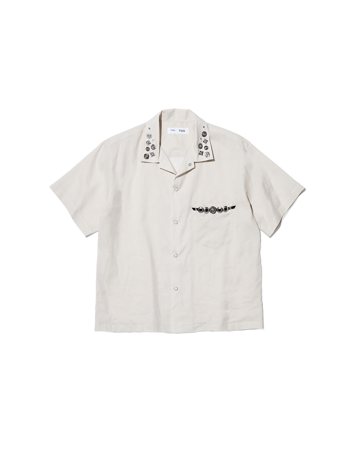TOGA TOO PLAIN WEAVE METAL S/S SHIRT