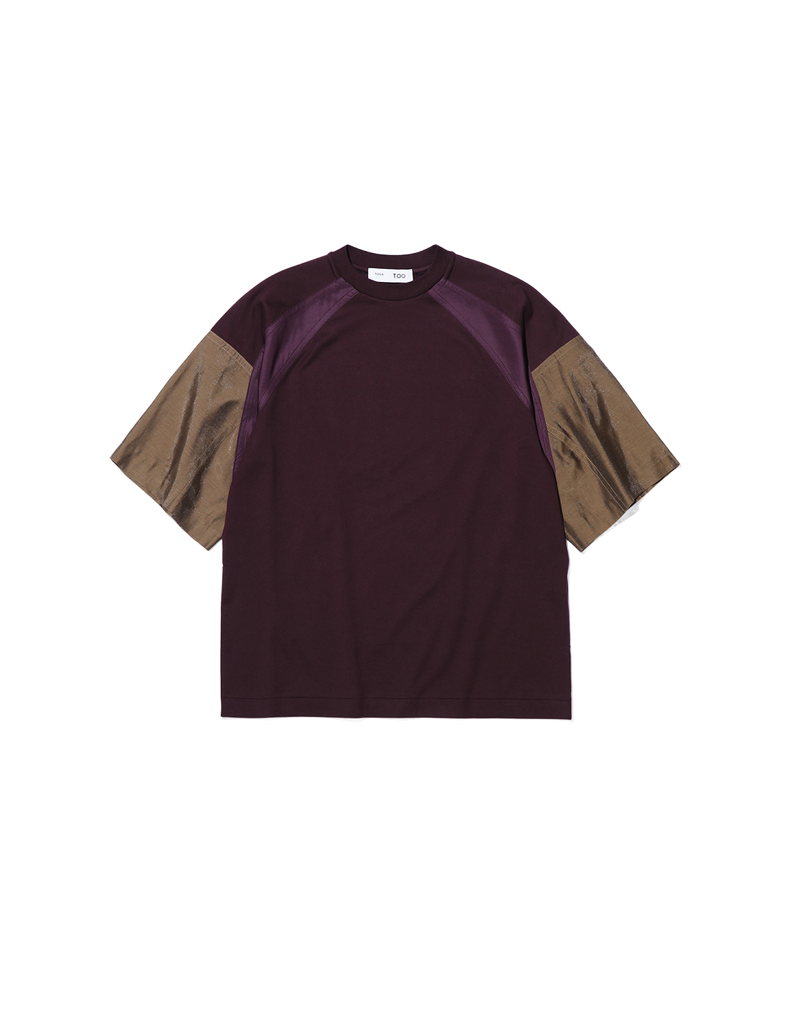 TOGA TOO COTTON TAFFETA T-SHIRT