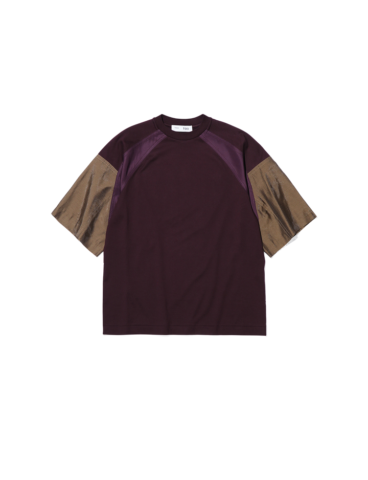 COTTON TAFFETA T-SHIRT