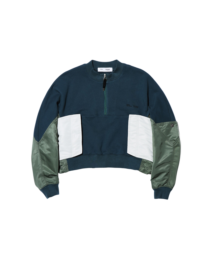 COTTON NYLON SWEATSHIRT