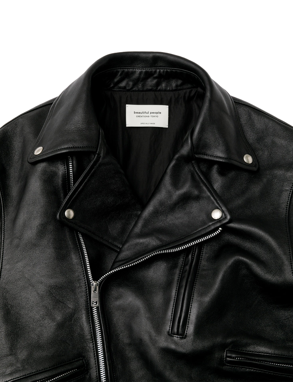 double-end vintage leather GT riders jacket