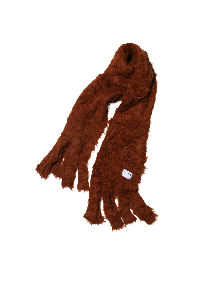 SHAGGY KNIT STOLE