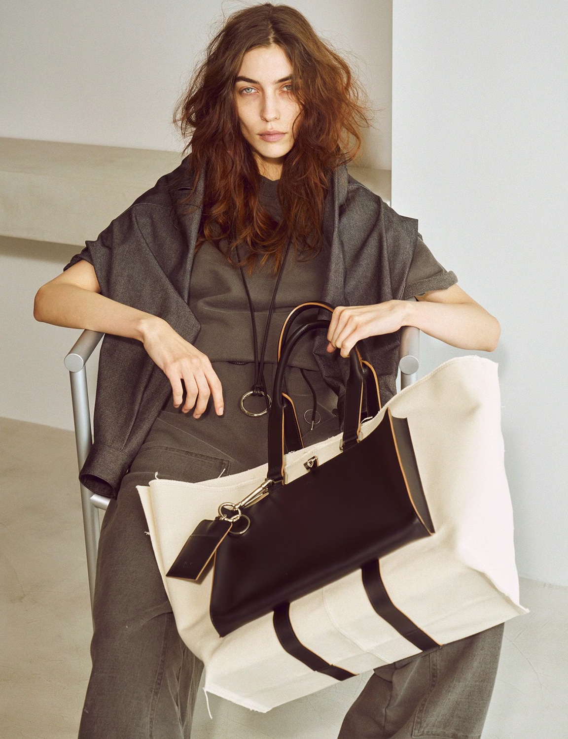 T.Rectangle [Leather Helmet Bag・Tote]
