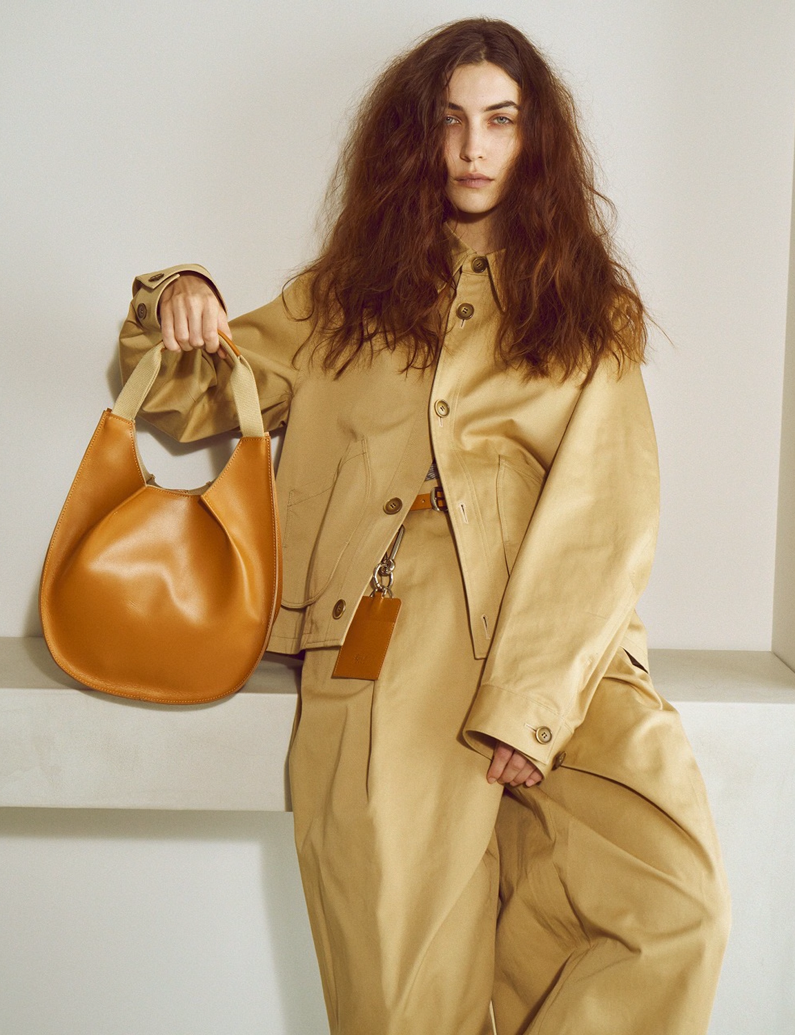 Rich I - S. CircleI [Leather Handle Bag・Small] – Stactile