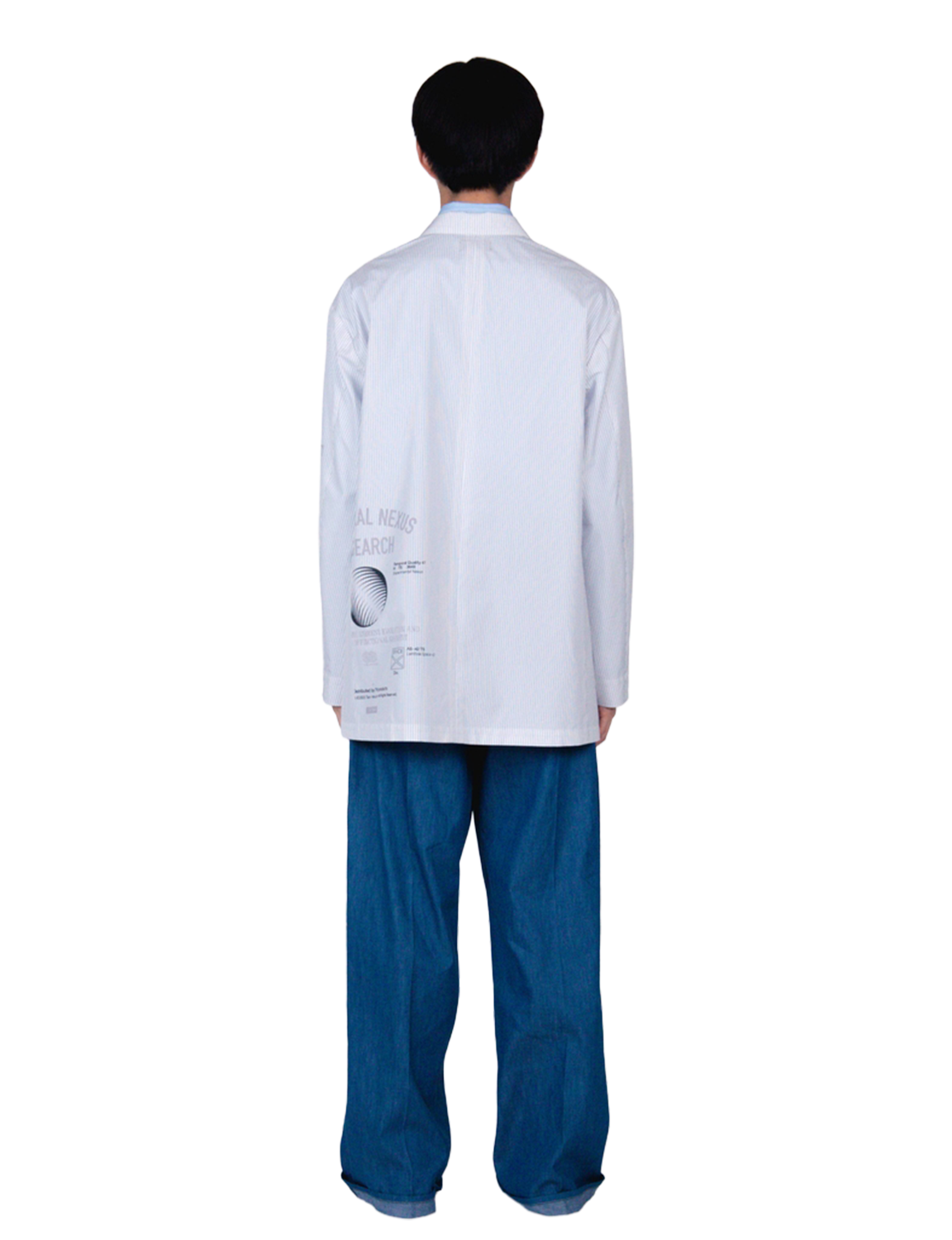 Graphic Print Oversized Jacket