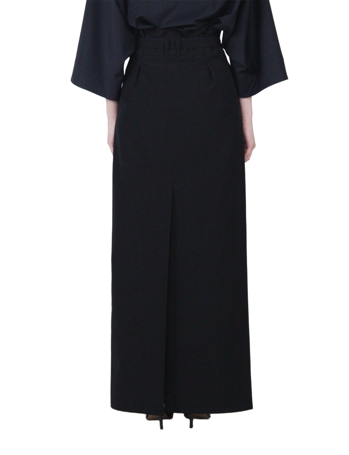 High Waist Belted Skirt