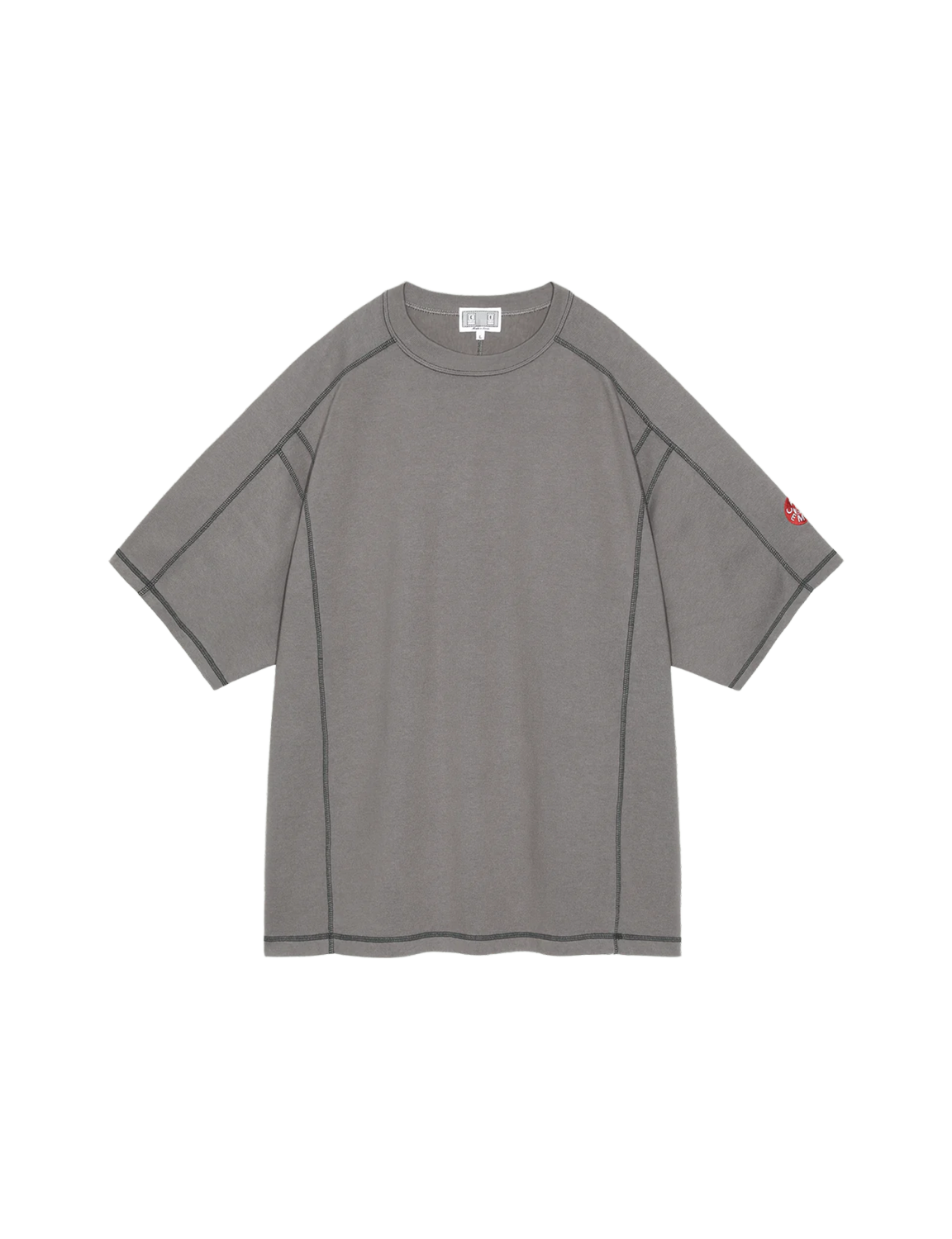 C.E CREW NECK DBL KNIT SHORT SLEEVE
