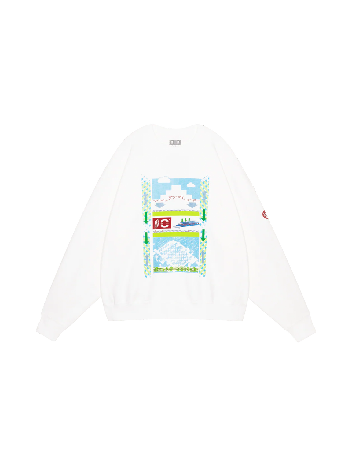 C.E AS Objects from shapes CREW NECK