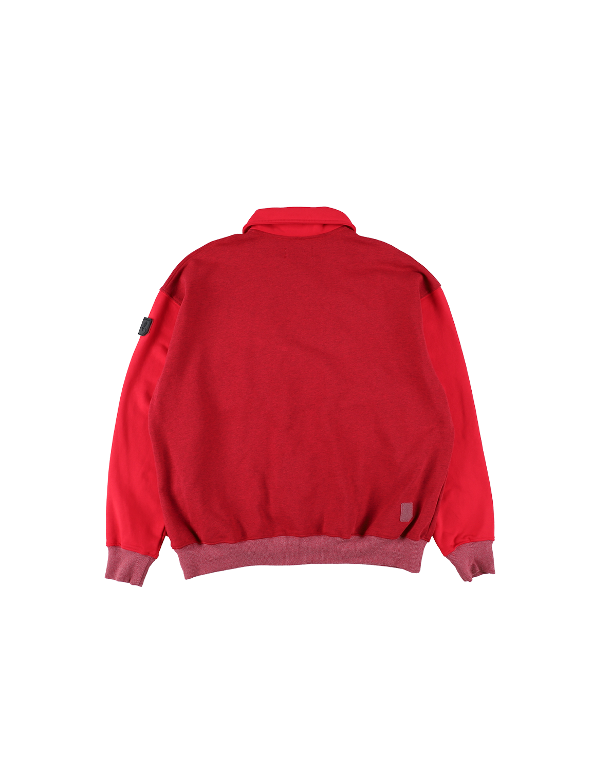 HALF-ZIP COLLAR SWEATSHIRT DYED HEATHER