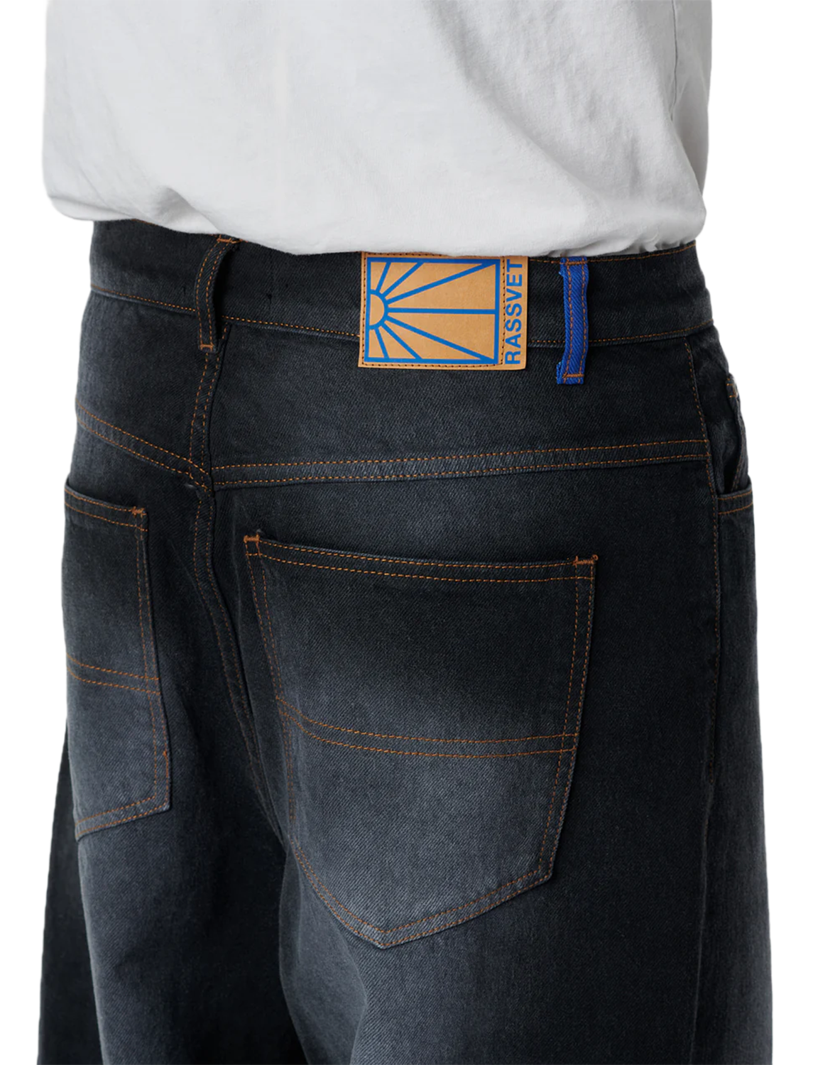 SUN DYED EXTRA BAGGY DENIM – BLACK ONYX