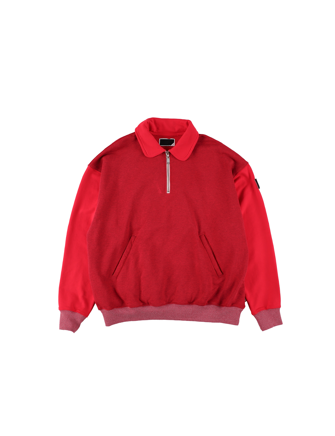 PHINGERIN HALF-ZIP COLLAR SWEATSHIRT DYED HEATHER