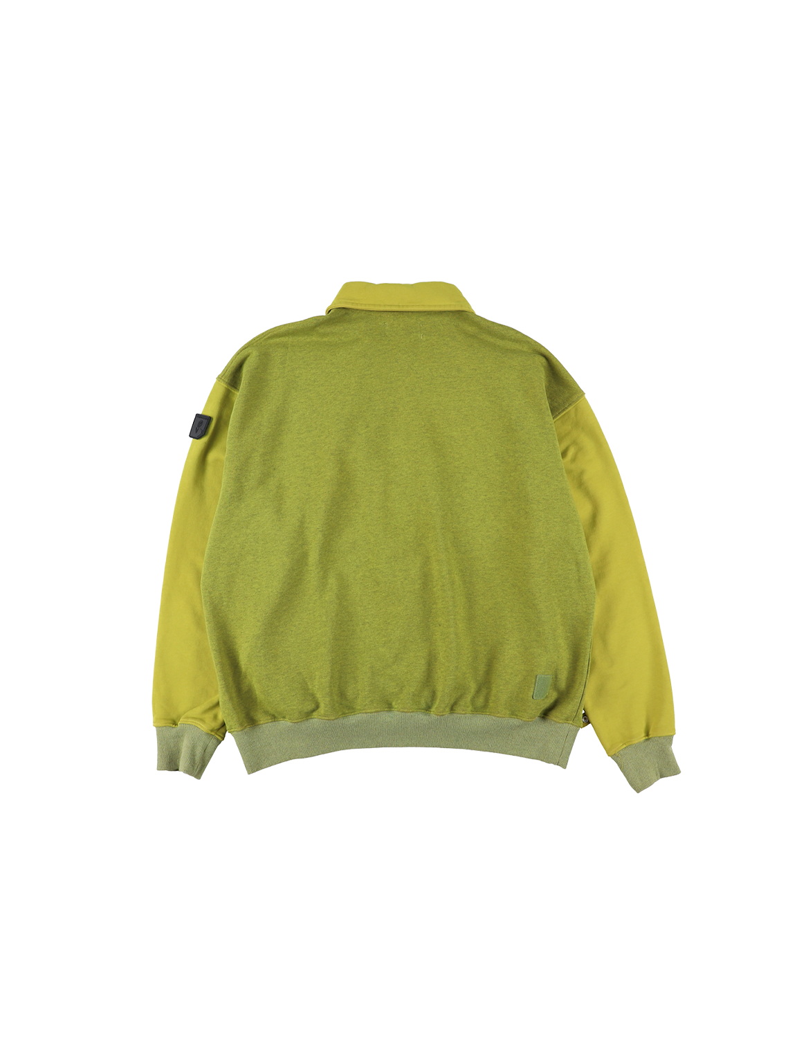 HALF-ZIP COLLAR SWEATSHIRT DYED HEATHER