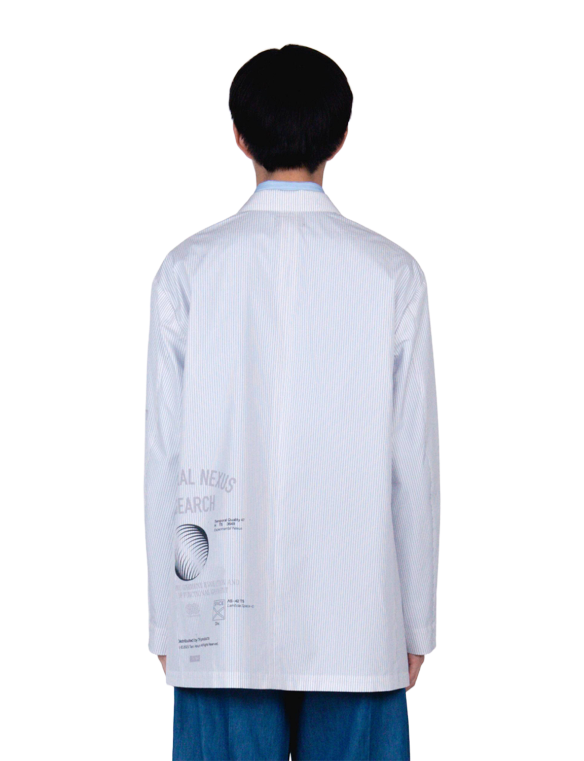 Graphic Print Oversized Jacket