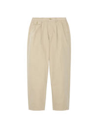 TWO TUCK PANTS BEIGE