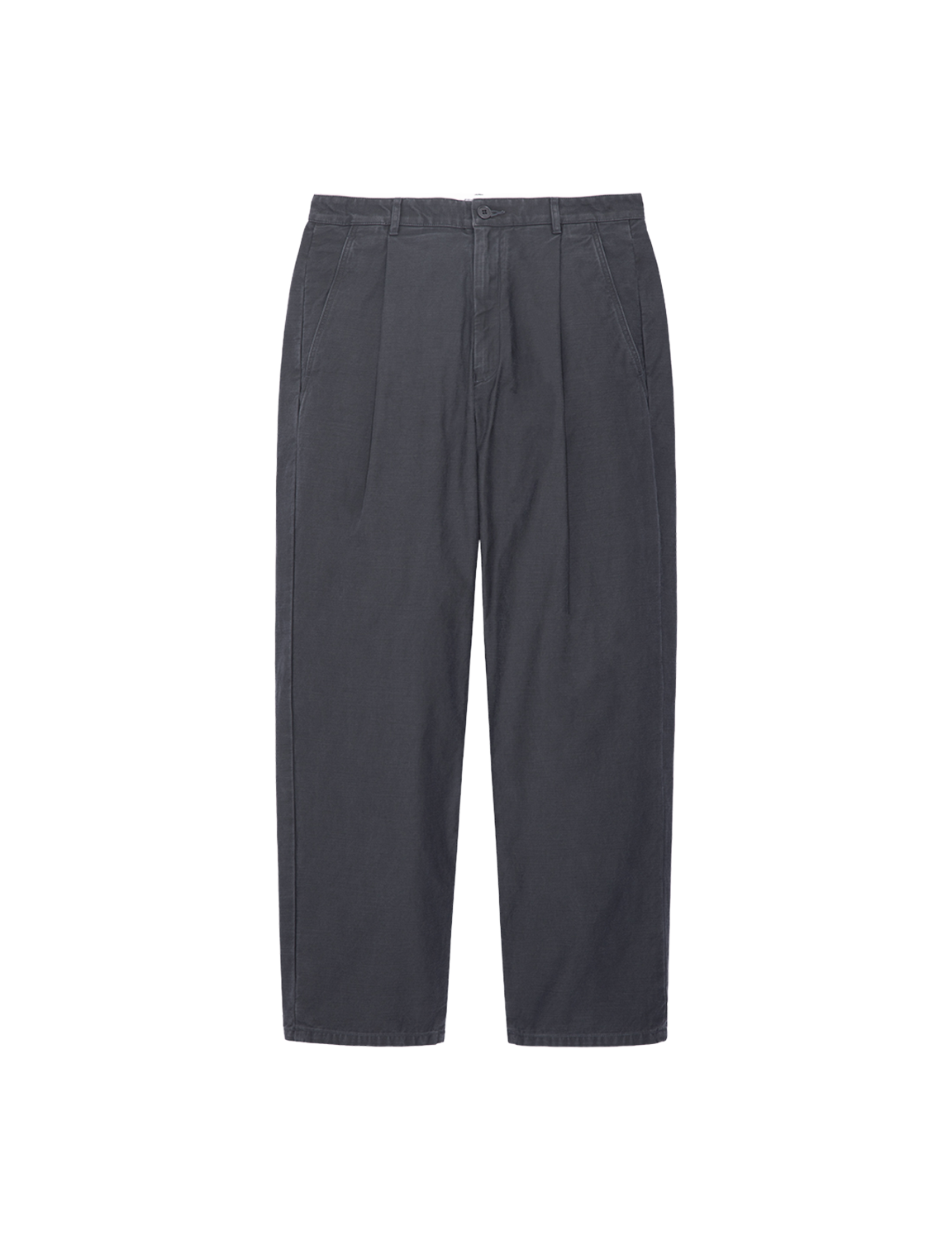 C.E WASHED COTTON ONE-TUCK PANTS