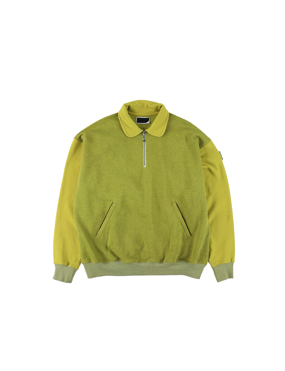 PHINGERIN HALF-ZIP COLLAR SWEATSHIRT DYED HEATHER