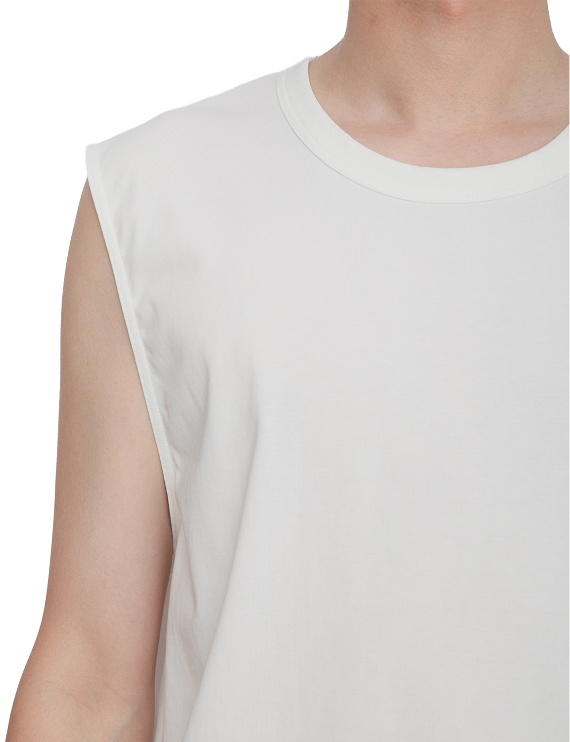 NO SLEEVE TEE
