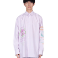 Graphic Print Oversized Shirt 2026ss