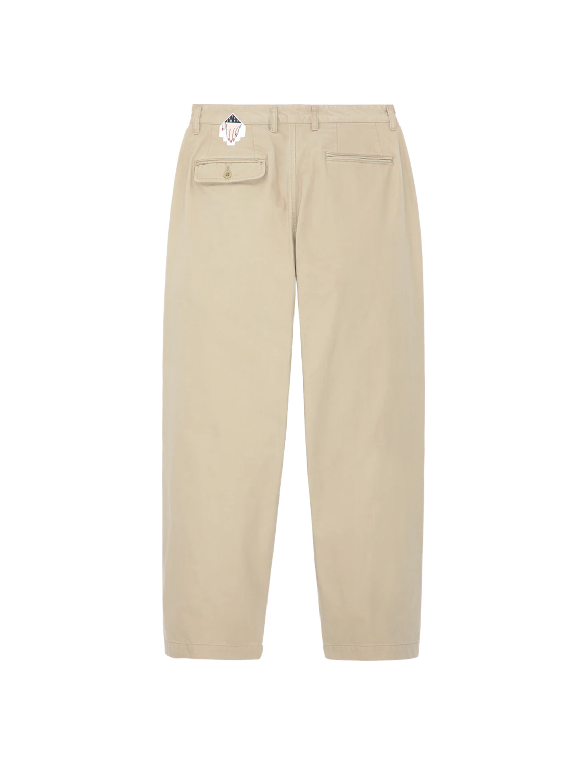 TWO TUCK PANTS BEIGE