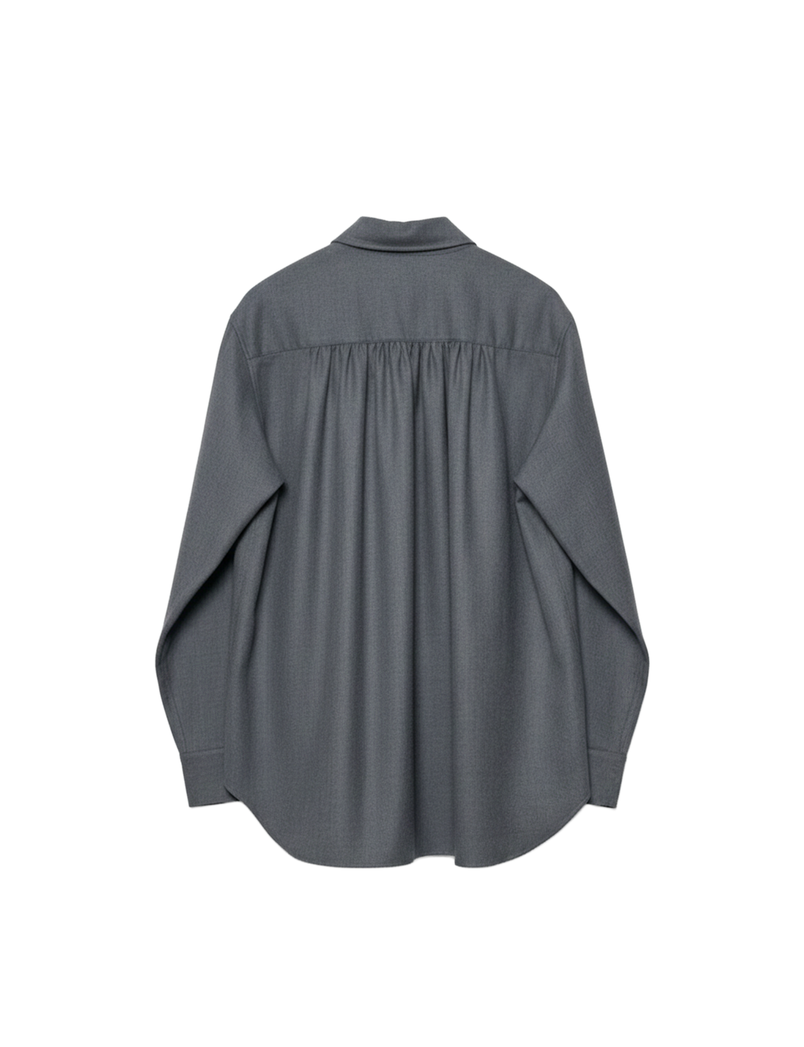 FUMITO GANRYU Watteau gathered Wool shirt