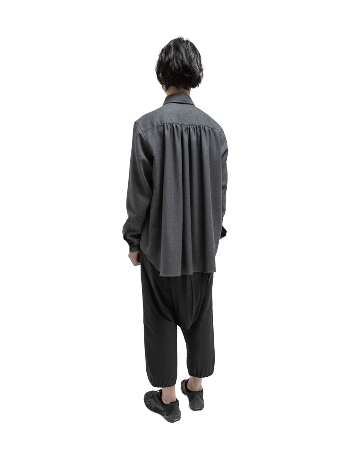 Watteau gathered Wool shirt