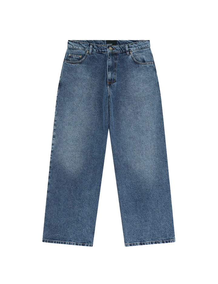SUN DYED BAGGY DENIM – VINTAGE BLUE