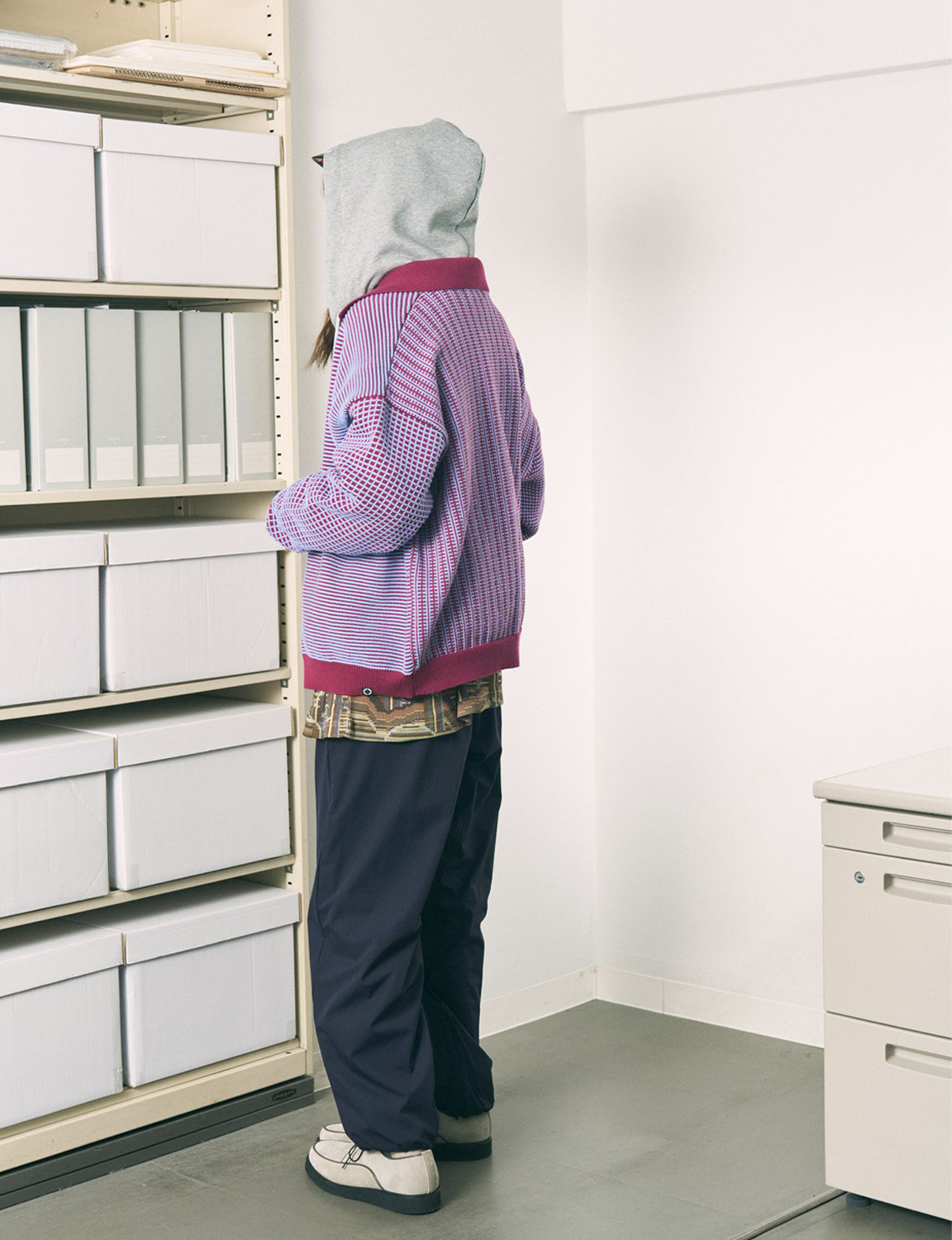 MULTI KNIT SHIRT JACKET