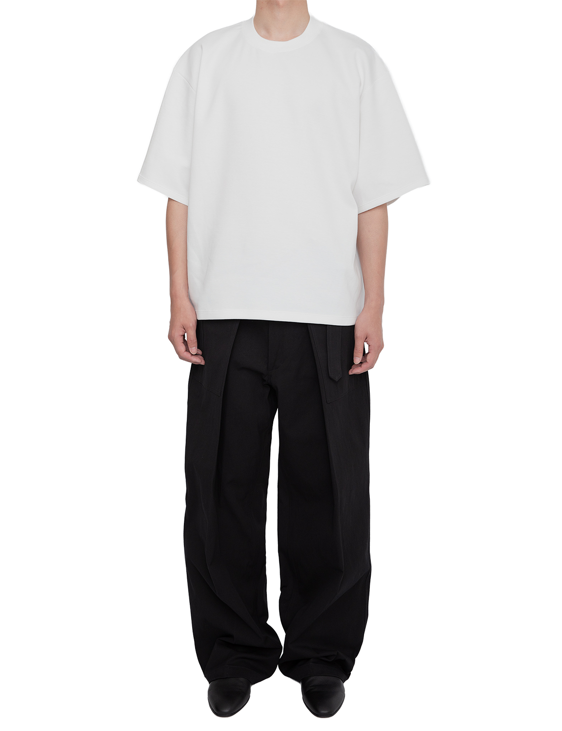 HIGH BACK COLLAR TEE