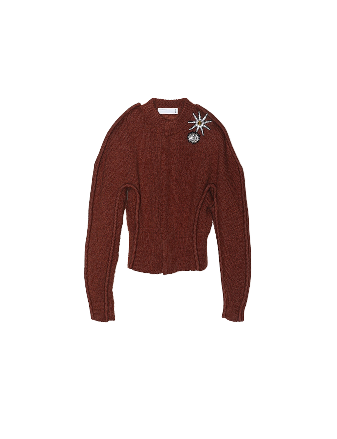 TOGA Motif Knit Cardigan