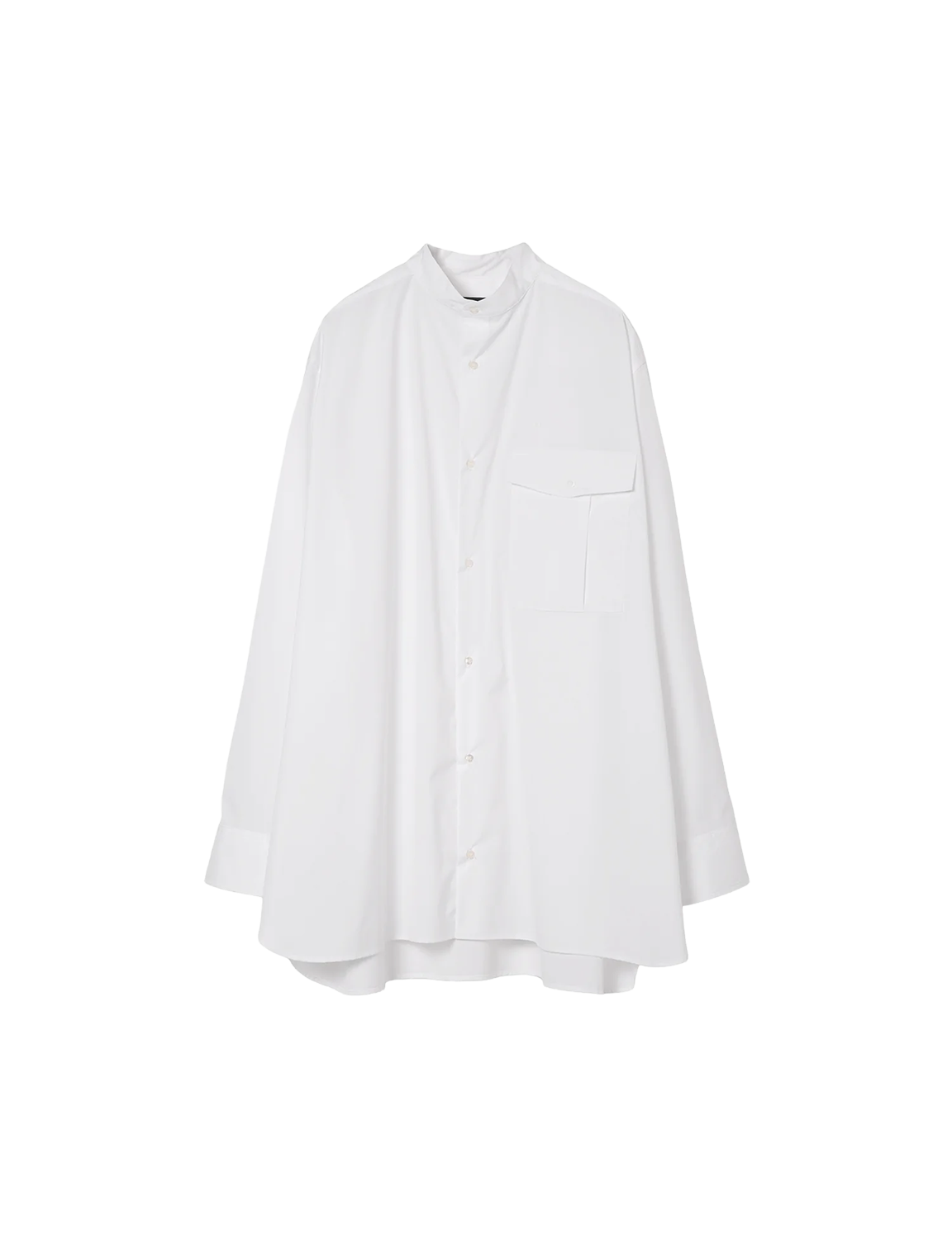 th products Stand Collar Big Shirt