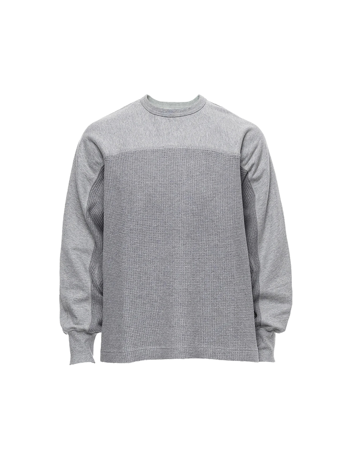 SWEAT SHIRTS, TYPE P-001 / WAFFLE CREW NECK SWEAT