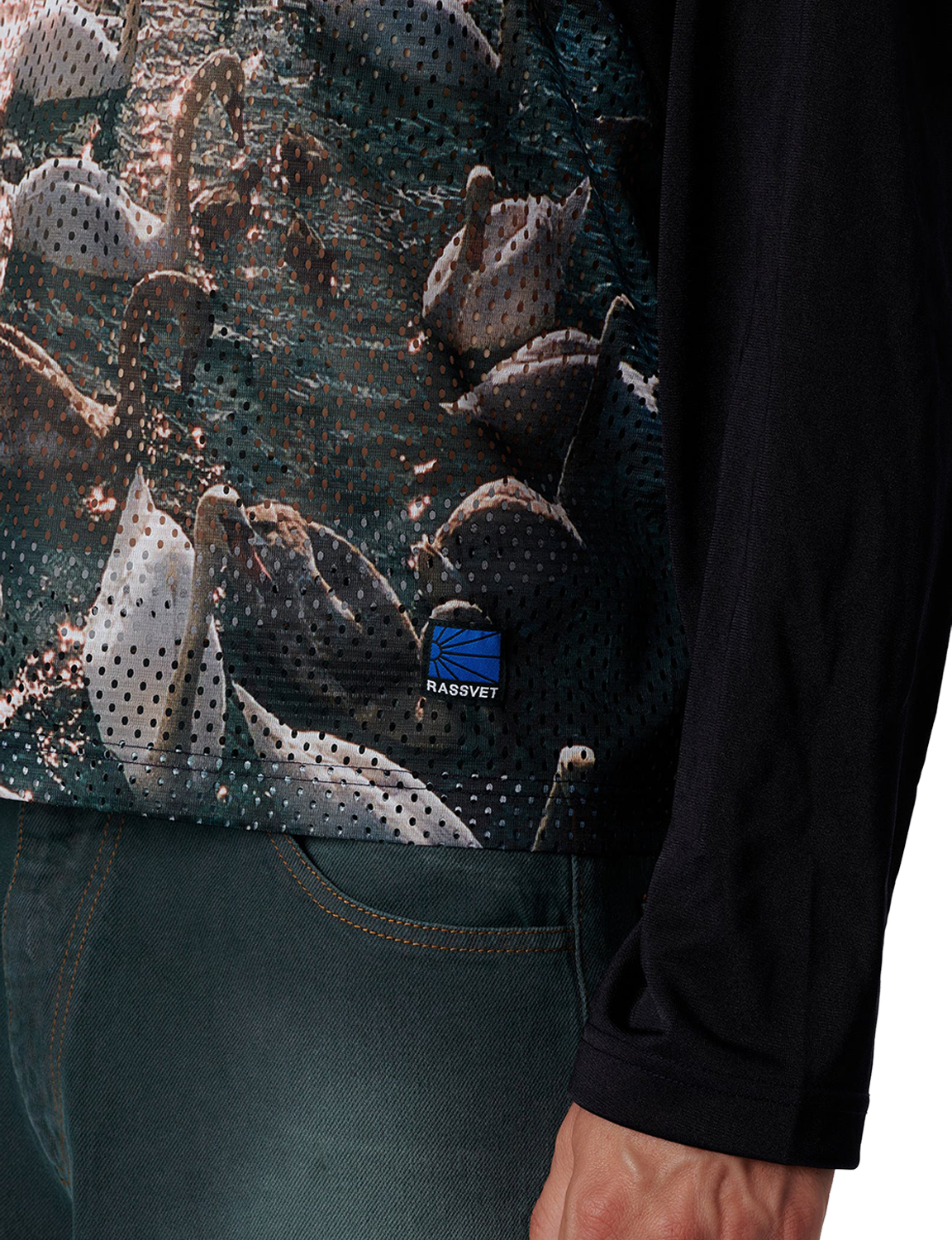 SWAN MESH LS POLO