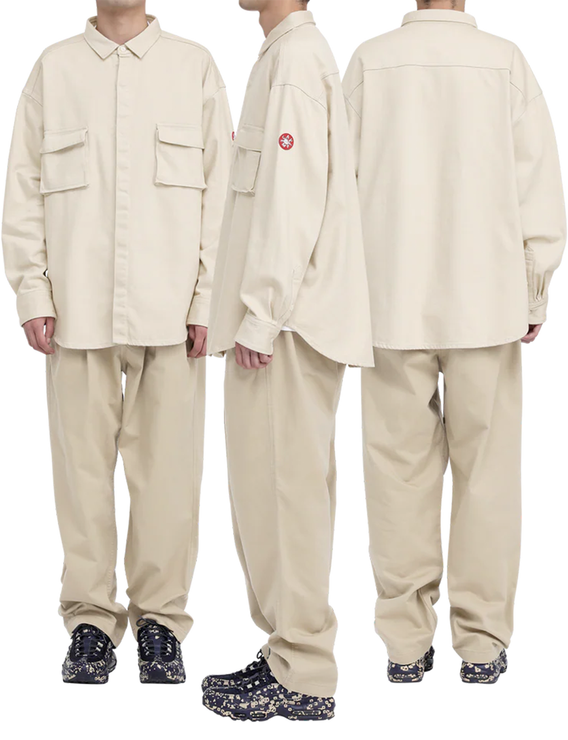 COTTON TWILL BIG SHIRT