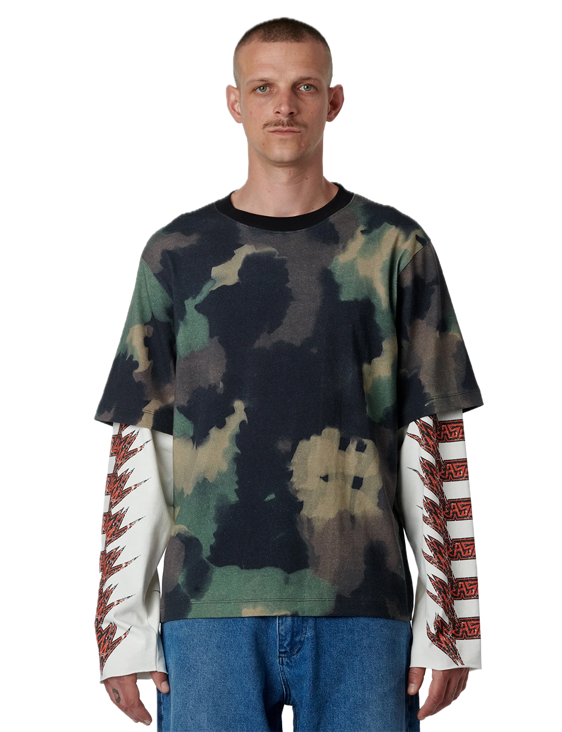 AUX LAYERED METAL LS TEE