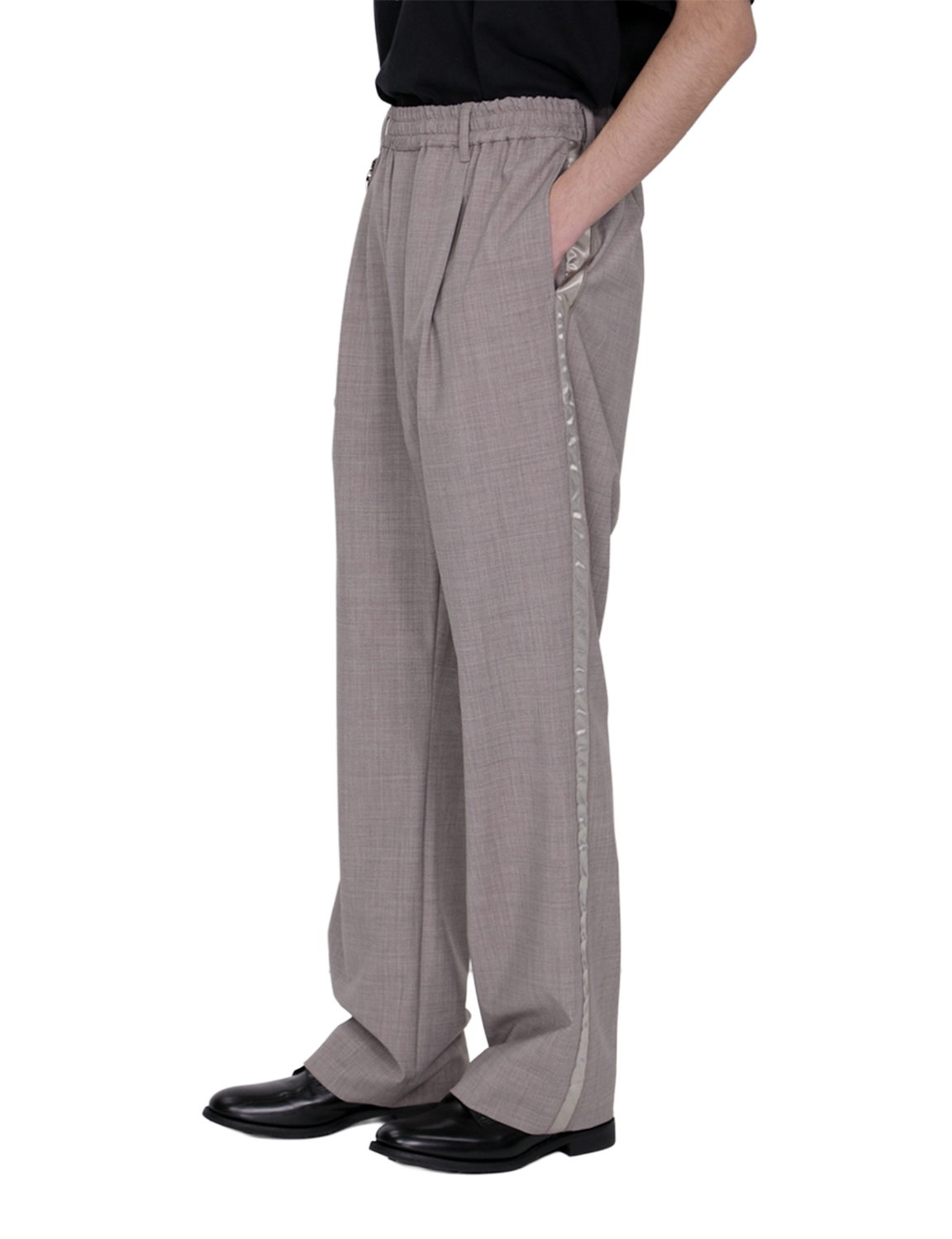 Side Stripe Pants / beige 