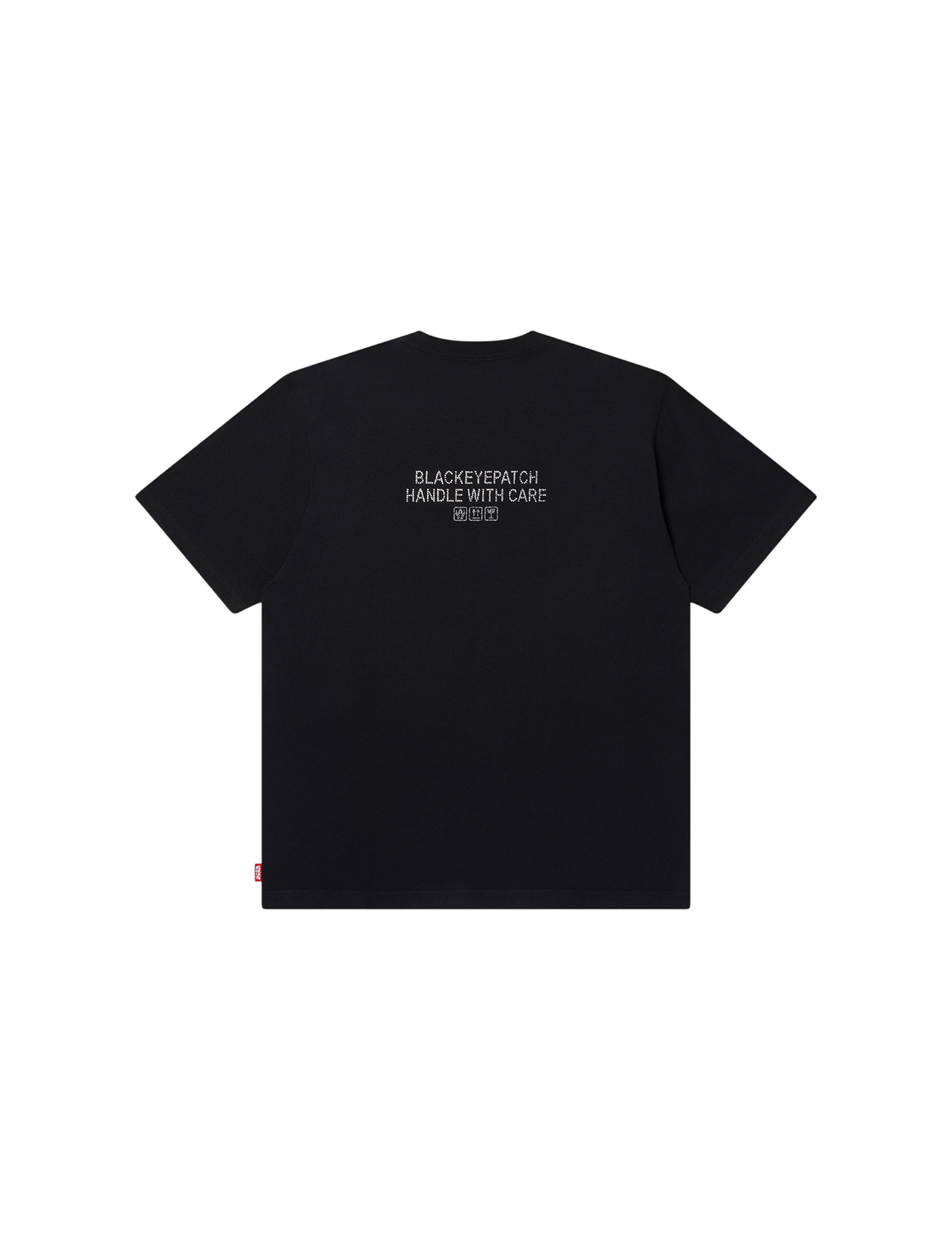 BlackEyePatch - RHINESTONE GRAYSCALE HWC LABEL TEE – Stactile