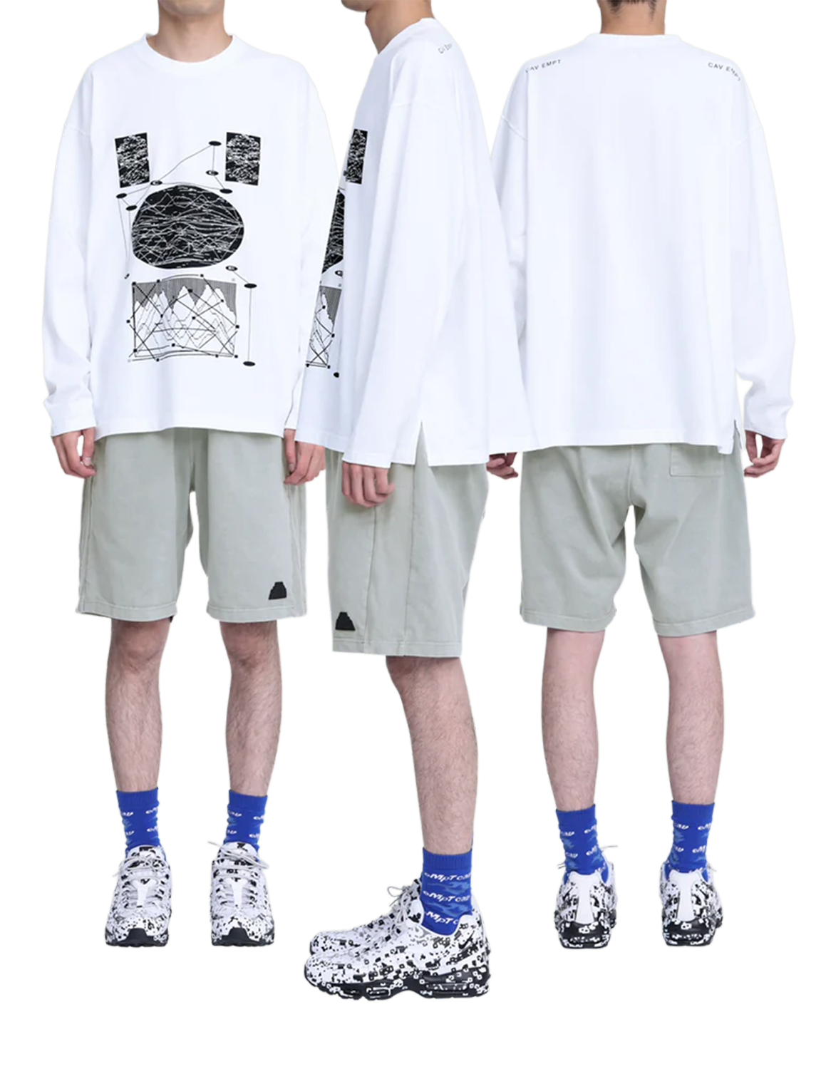 OVERDYE COTTON JERSEY SHORTS