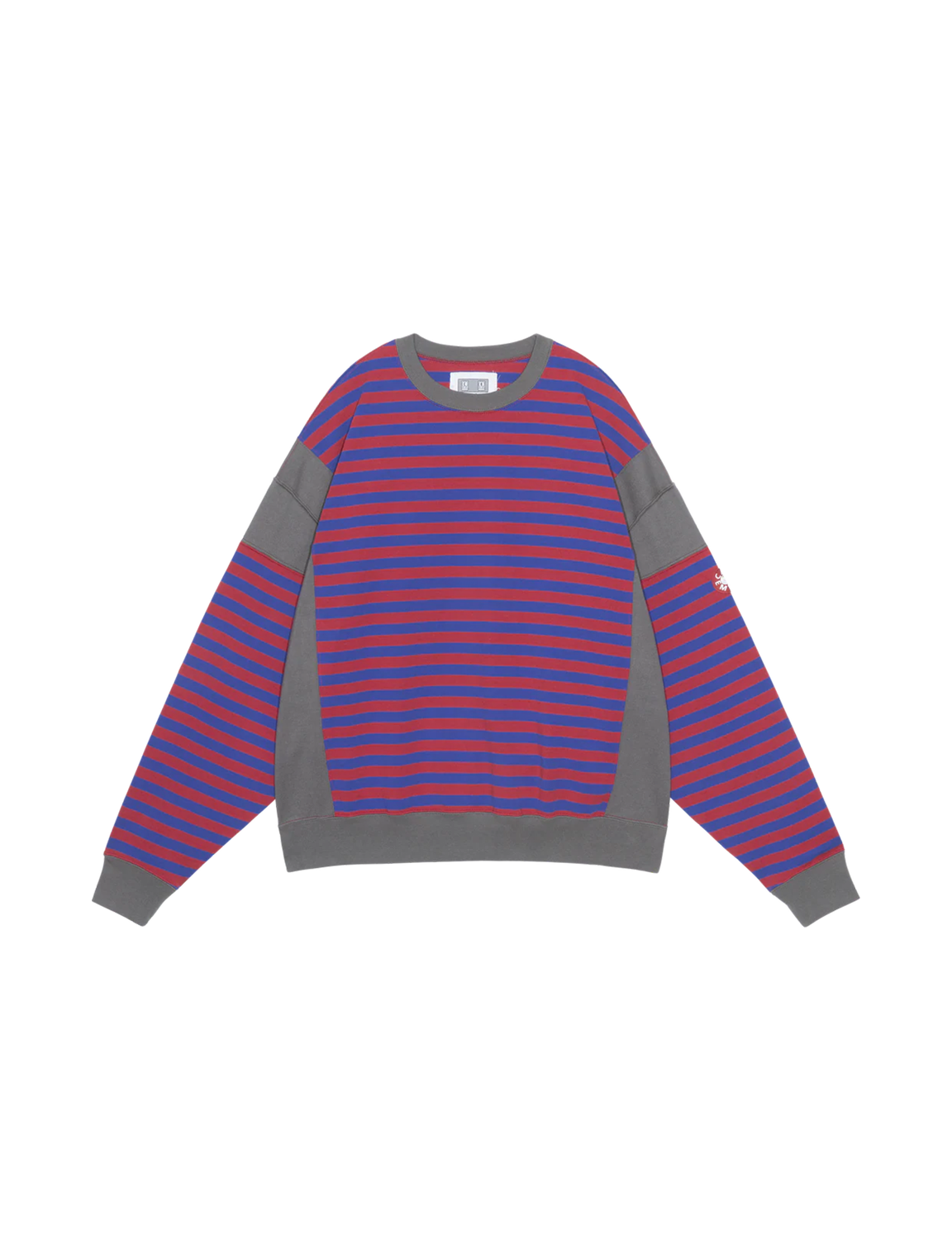 C.E SIDE COLOUR STRIPE LIGHT CREW NECK