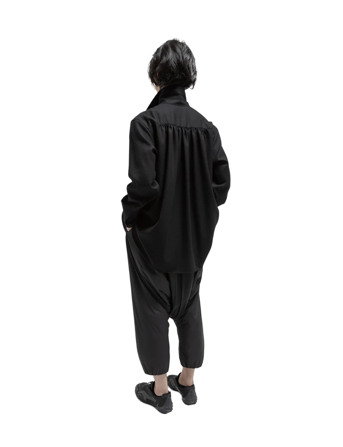Watteau gathered Wool shirt