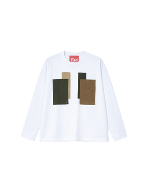 Patchwork pocket rash guard long sleeve