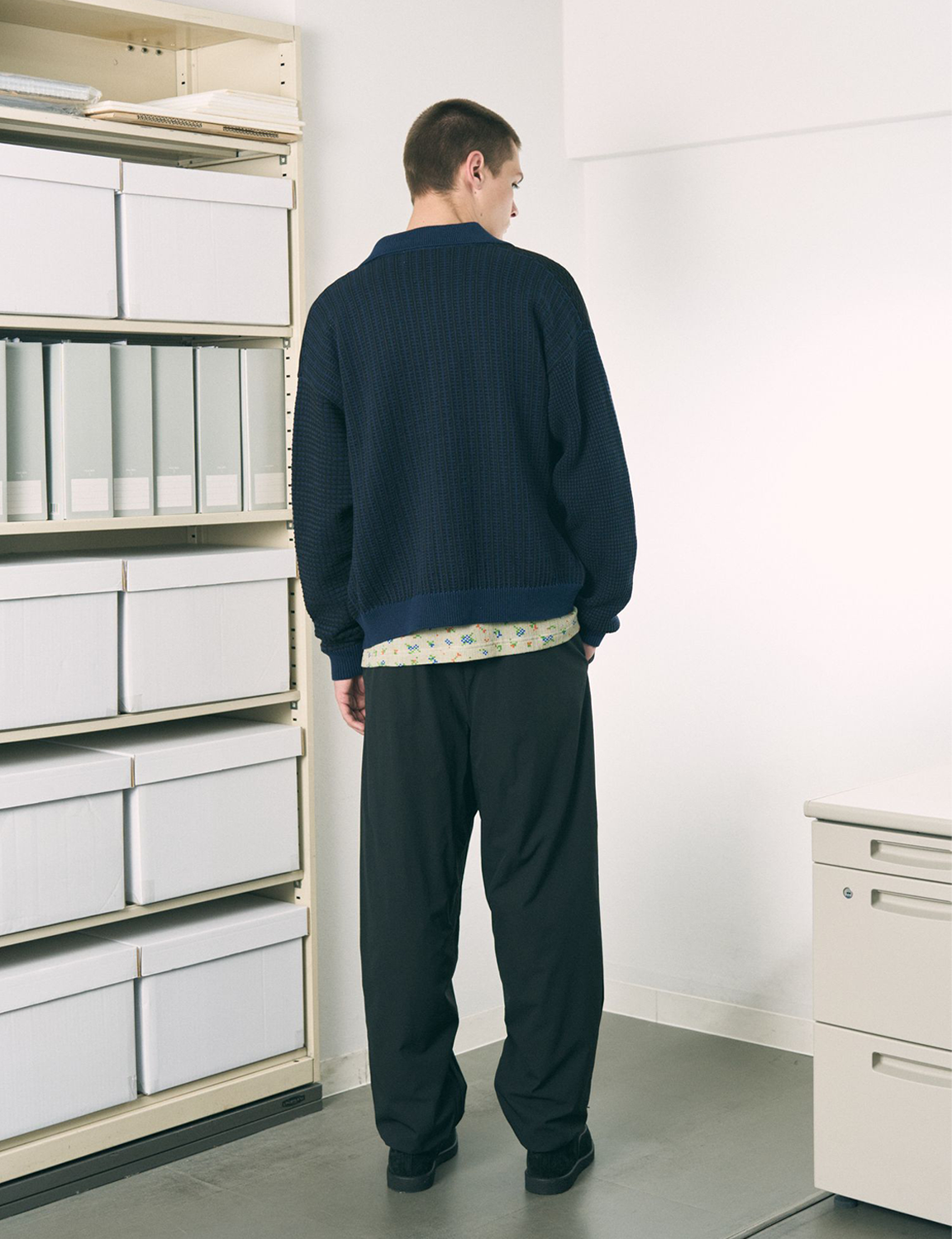 MULTI KNIT SHIRT JACKET