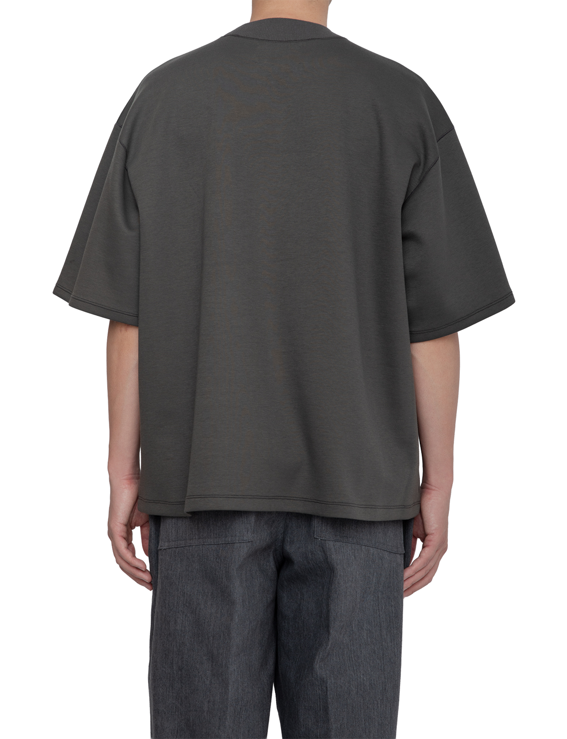 HIGH BACK COLLAR TEE