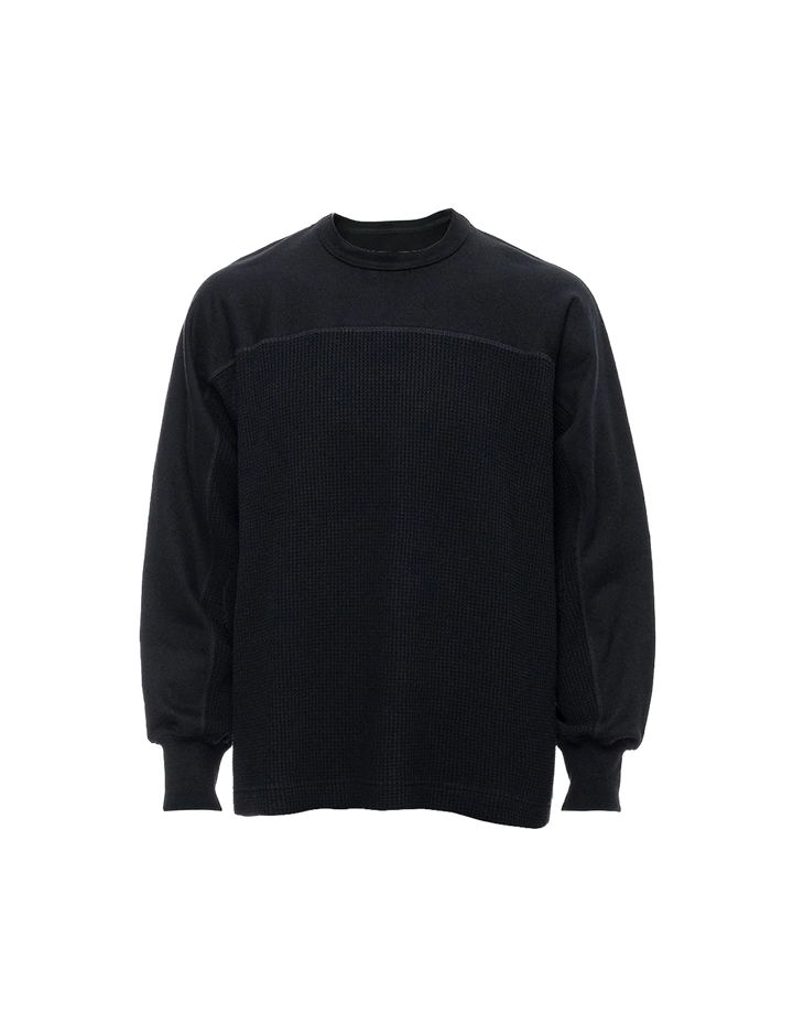 SWEAT SHIRTS, TYPE P-001 / WAFFLE CREW NECK SWEAT